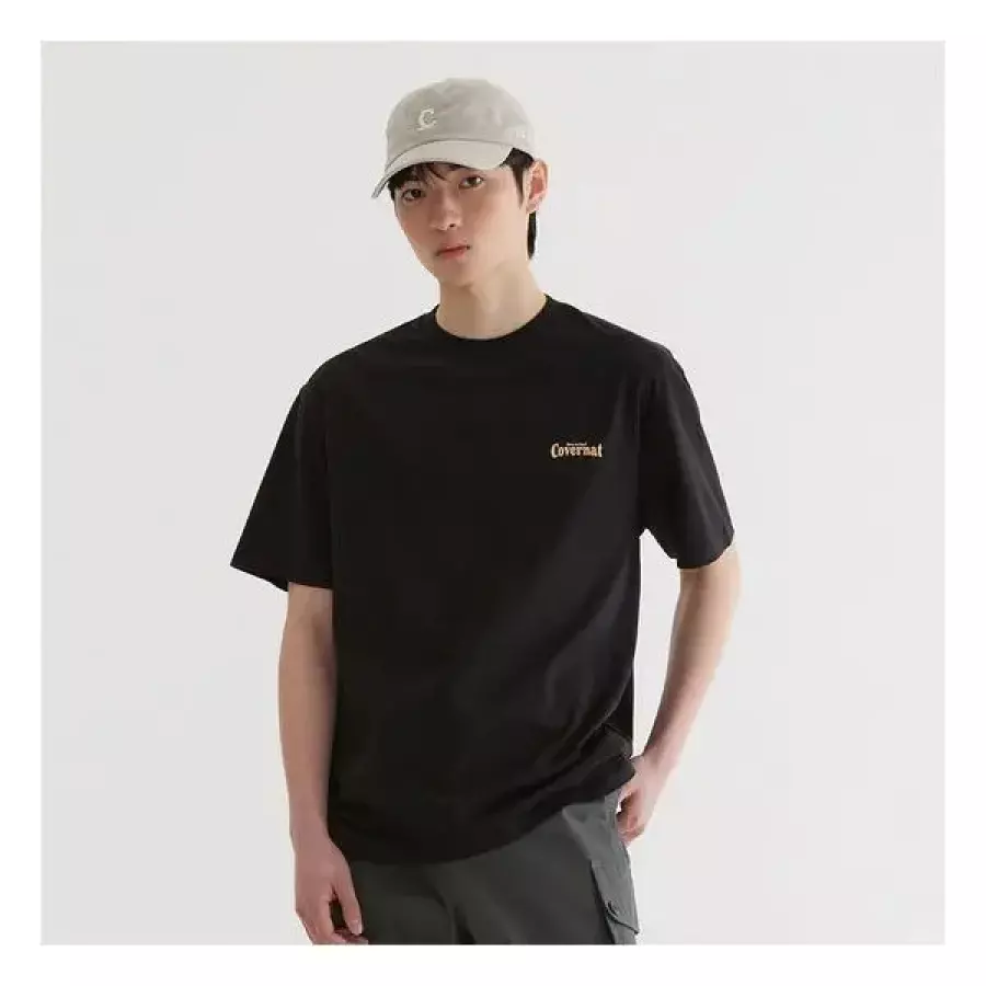 커버낫 TAG가 59,000 쿨 코튼 서핑 모션 그래픽 티셔츠 Black 1076886_이미지