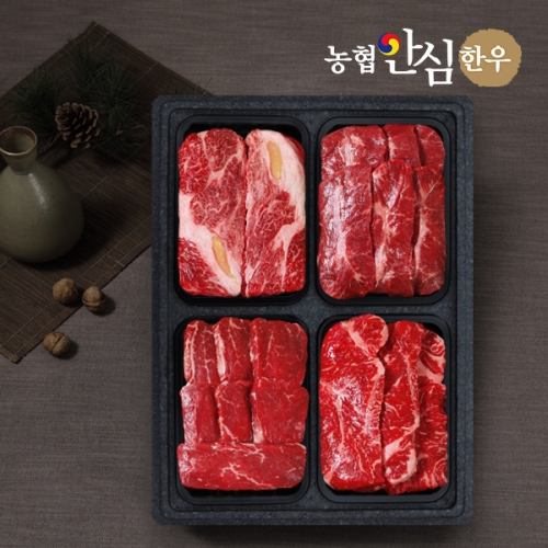 농협안심한우 1등급 일품로스세트 1.6kg이미지입니다. 누르면 해당 게시물로 새창이동합니다.