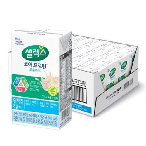 매일헬스뉴트리션 셀렉스 코어 프로틴 로우슈거 종이팩형 125ml (12개)_이미지