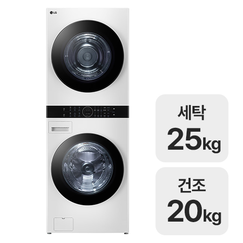 LG전자 트롬 오브제컬렉션 워시타워 W2520WZM (일반설치)