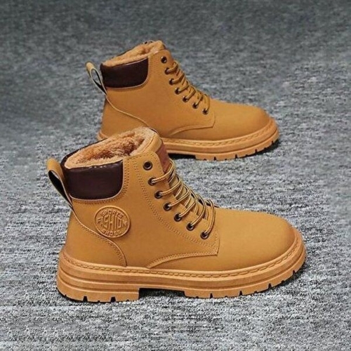 셀러허브 JHQS9S0C_4B겨울산행 털안감 하이탑 방한 워커