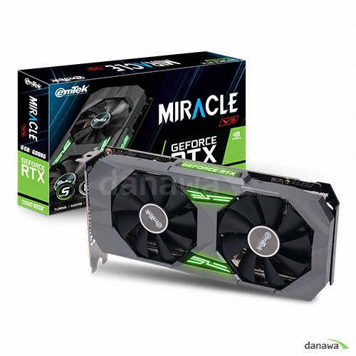 이엠텍 지포스 RTX 2060 SUPER MIRACLE V2 D6 8GB