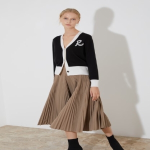 올리비아로렌 여성 자수포인트 가디건 VOCBC3S1361_이미지