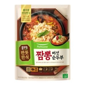 풀무원 반듯한식 짬뽕 버섯 순두부 500g (1개)_이미지
