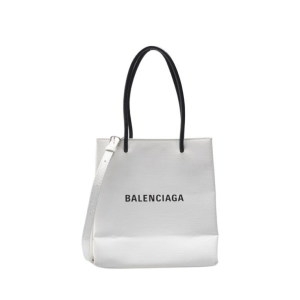 빈티지 화이트 카프스킨 노스 사우스 쇼핑 XXS 여성 토트백 597858 0AI2N 9