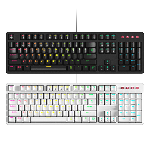 마이크로닉스 MANIC EX580L 게이밍 기계식 화이트