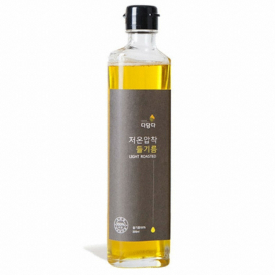 다담다 저온압착 들기름 300ml