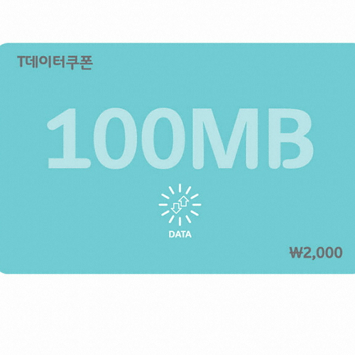 SKT T데이터 쿠폰 (100MB)