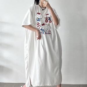 아이우먼 리본냥박스나염원피스 MAU164M503 빅사이즈