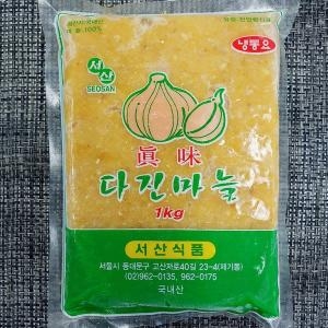 산정마을 국내산 냉동 다진마늘 간마늘 1kg_이미지