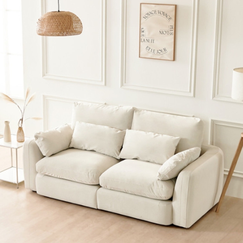 헤이스 모듈 구스 워셔블 풀커버 아쿠아텍스 패브릭 소파 3인용