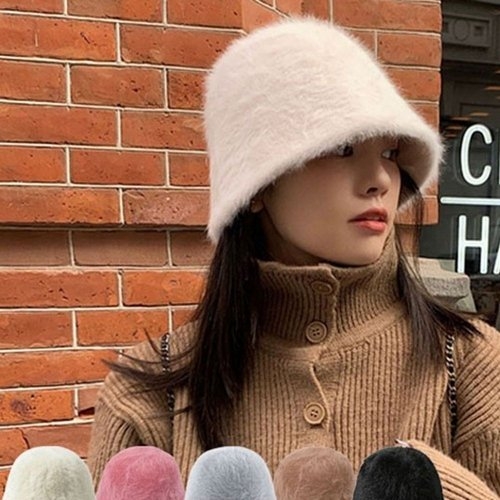 소이 앙고라 벙거지모자 5color WD3044F_이미지