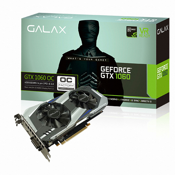 갤럭시 GALAX 지포스 GTX1060 OC D5 6GB