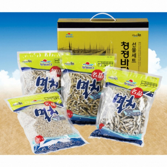 완도금일수협 멸치세트3호 대멸+중멸+자멸+소멸 각500g_이미지