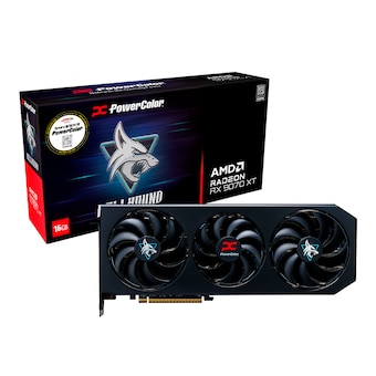 PowerColor 라데온 <b>RX</b> 9070 XT Hellhound D6 <b>16GB</b> 대원씨티에스