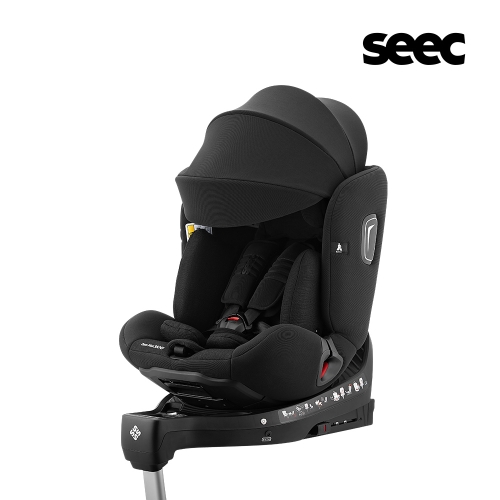 SEEC 제로맥스360E 전연령 회전형카시트 (시크블랙)_이미지