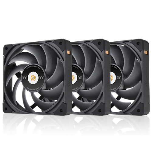 써멀테이크 TOUGHFAN EX12 Pro (3팩, 블랙)