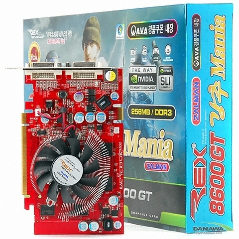 Rextech ������ 8600GT ���� �ŴϾ� 256MB �߸� AVA