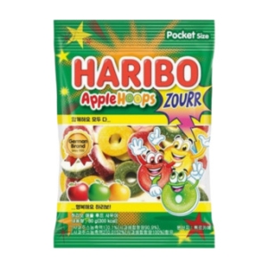 하리보 애플 후프 사우어 80g (5개)_이미지