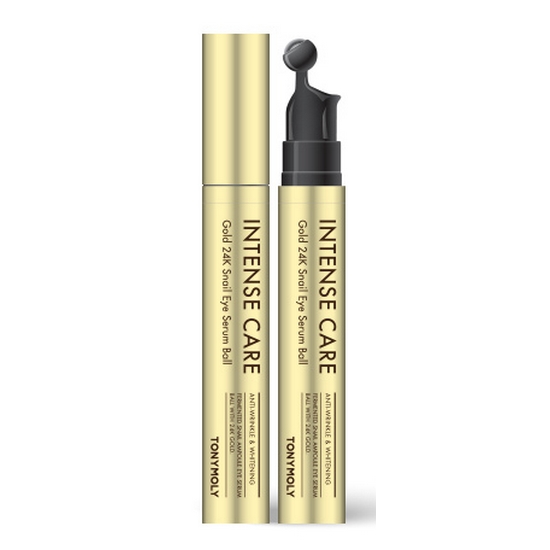 인텐스케어 골드 24K 스네일 아이 세럼 볼 15ml