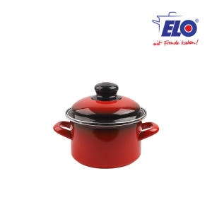 ELO 쿡포트 빨강법랑 깊은형 양수냄비 (14cm)_이미지
