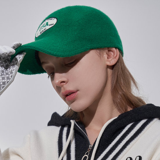 USA 로고 포인트 울 볼캡 FN04AM100L