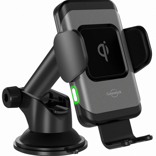 씨앤에스파워 CONNETICK 차량용 무선충전거치대 CMW-108BK