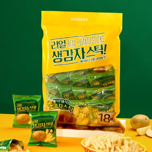 리얼 생감자스틱 18개입 360g