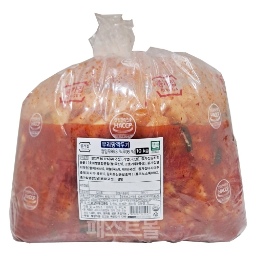  종가 깍두기 10kg [1개]