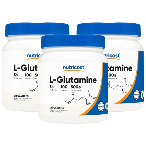뉴트리코스트 L-글루타민 파우더 무맛 500g (3개)