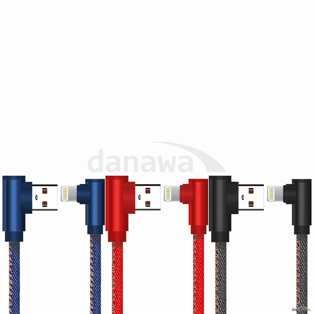 아이엠듀 데님 엘보우 라이트닝 8핀 충전 케이블 (1m)_이미지