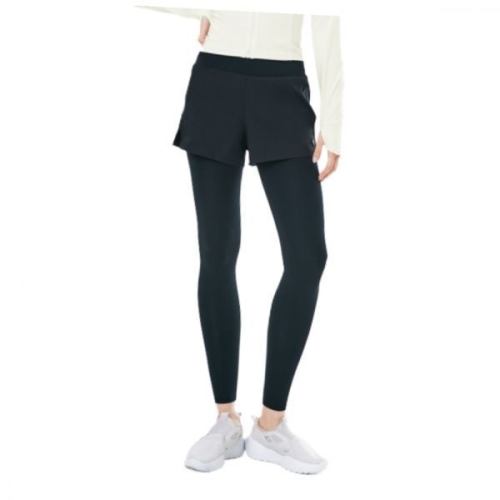 에센셜 배럴 BARREL 우먼 허리밴드 9부 레깅스 쇼츠 블랙 B5SWWLP004BLK B5SWWLP004BLK 398991_이미지