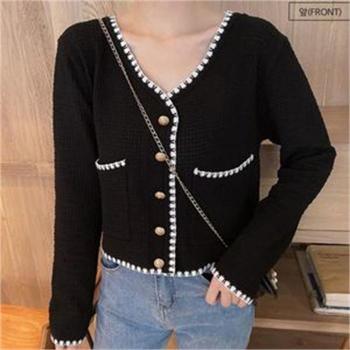 오노마 ONM 여성 패션 브이넥 스타일 리쉬 가디건 데일리 자켓 S8117349