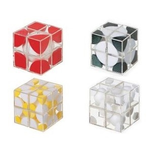 사이언스스타 M60-2656 NaRiKa 나리카 쿠리큐브 입체반전식 결정구조모형 _ 4종 세트_이미지