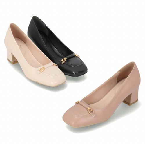 엘칸토 인텐스 여성 홀스빗 미들 펌프스_LCWD79I613_이미지