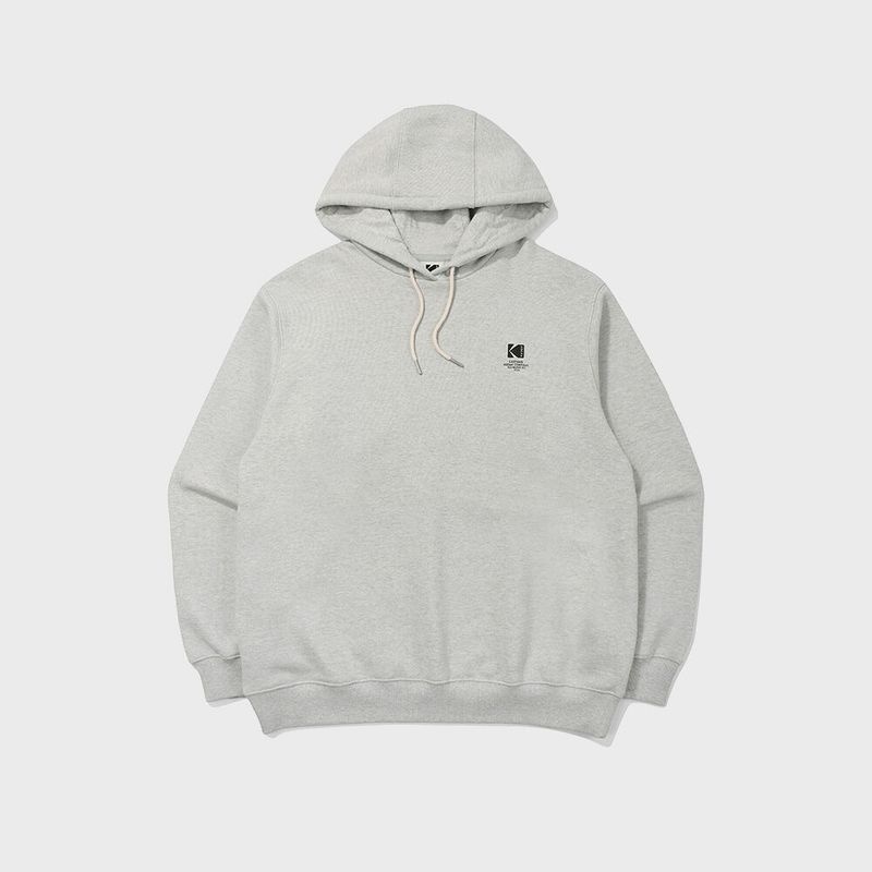 코닥 어패럴 에버루프 레귤러핏 그래픽 후드티셔츠 MELANGE GREY 3348029_이미지