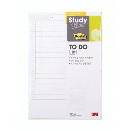 3M SQ205665 포스트잇 스터디메이트 투두리스트 660 5개