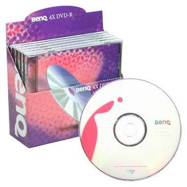 BenQ DVD-R 4.7GB 4x 쥬얼 10장_이미지
