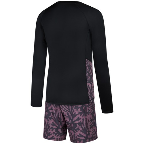 아레나 미스틱 레저 래쉬가드 세트 A3BM1PC01 BLK_이미지