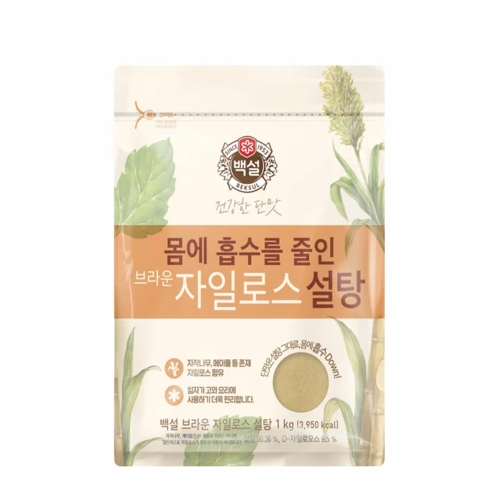 백설 브라운 자일로스 설탕 1kg (4개)_이미지