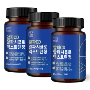 자연바름 알파CD 알파시클로덱스트린 600mg 60정 (3개)_이미지