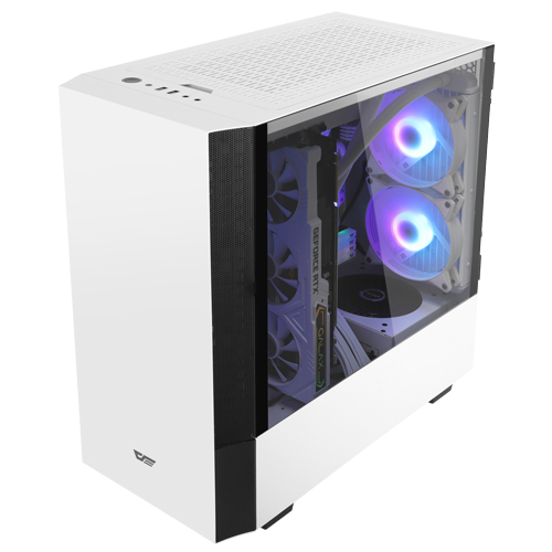 darkFlash DLV22 RGB 강화유리 (화이트)_이미지