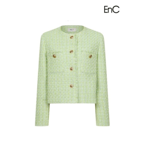 주영이앤씨 FREE 핑크 노카라 포켓 트위드 ENJK31201V 마감임박 Pink/099