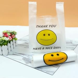 다데 스마일 손잡이 포장 비닐 봉투 봉지 20x28.5cm 100매 DD-11606이미지입니다. 누르면 해당 게시물로 새창이동합니다.