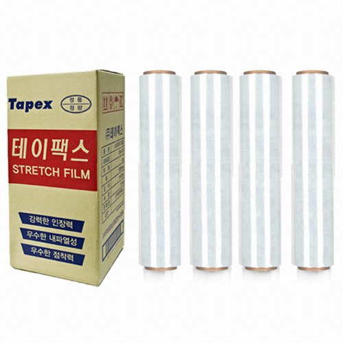 테이팩스 일반 스트레치 필름 15mic 500mm x 350m (84롤)_이미지