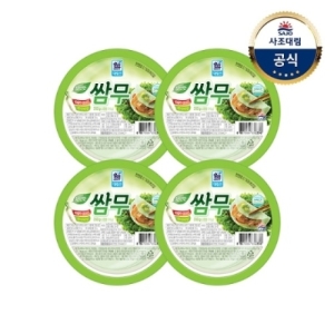 사조대림 대림냉장 쌈무와사비맛 350g x4개