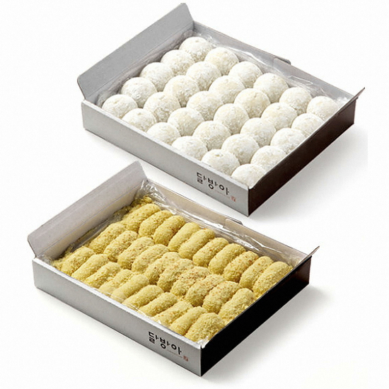 바나나찰떡 30개입 1.2kg + 찹쌀떡 30개입 1.8kg