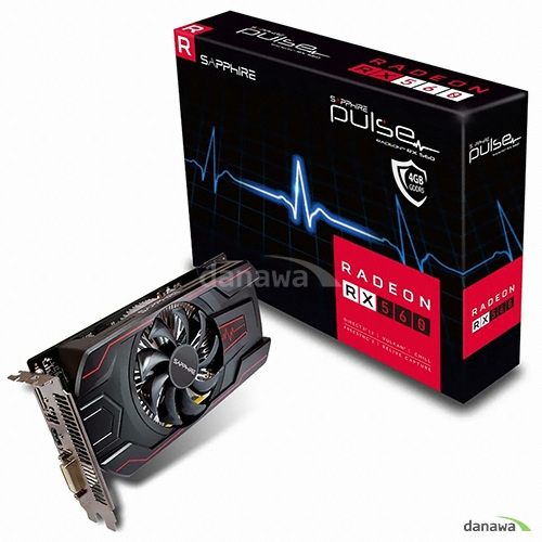 SAPPHIRE �󵥿� RX 560 PULSE OC D5 4GB