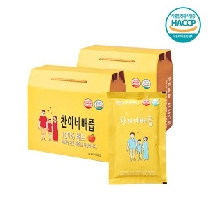 찬이네과수원 온가족다함께 찬이네배즙 100ml 100포 국내산 무첨가_이미지