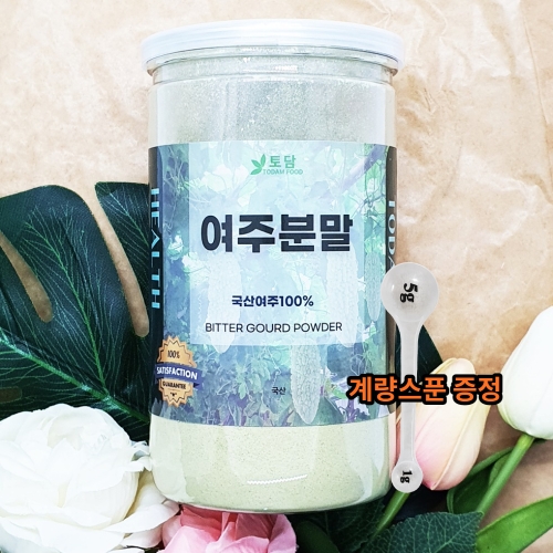 참좋은데이 국산 여주분말 가루 효능 효과 여주열매 가루 당뇨에좋은 천연인슐린 쓴오이 추출물_이미지